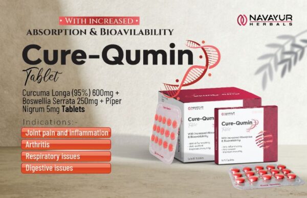 Curcuma Long, Boswellia Serrata, and Piper Nigrum Tablets 