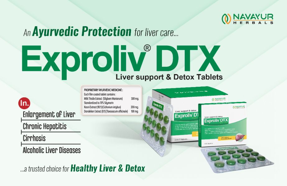Exproliv DTX 01 Ayurvedic Medicines for Acidity and Gas