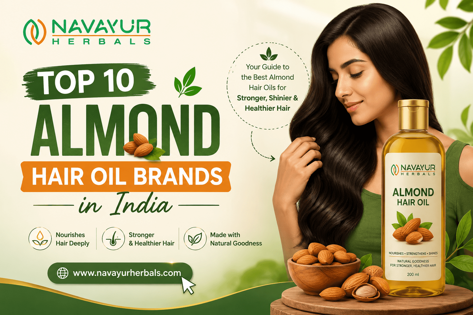 Top 10 Almond Hair Oil Brands in India