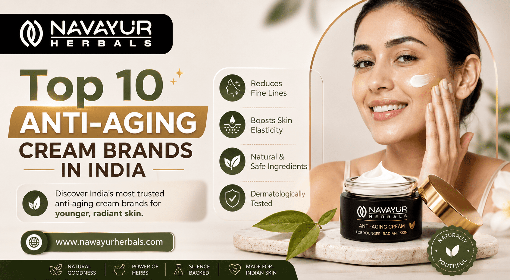 Top 10 Anti Aging Cream Brands in India